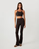 Flared Legging - Coffee Bean