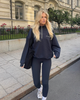 Quarter Zip Pullover - Deep Ocean Blue