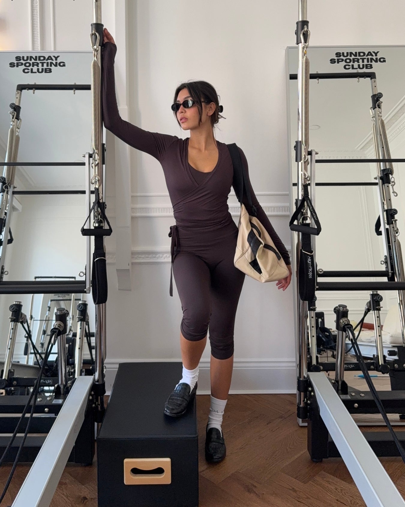 Capri Legging - Coffee Bean